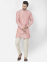 DEYANN Men Cotton Silk Kurta Pant Set