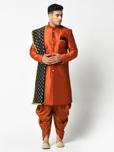 deyann solid sherwani