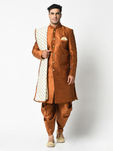 deyann solid sherwani