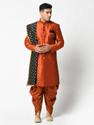DEYANN Solid Sherwani
