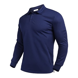 Deyeek Mens Polo Shirts Long Sleeve Golf