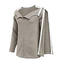Deyeek Men's Shoulder Surgery Shirts Front Zip Adaptive Shirt with Arm Open