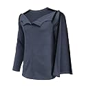 Deyeek Men's Shoulder Surgery Shirts Front Zip Adaptive Shirt with Arm Open