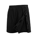 Deyeek Men's Tear Away Post Surgery Cotton Shorts 3-inch