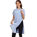 Deyeek Women Post Shoulder Surgery Tear Away Full Open Side Snap Nightgowns