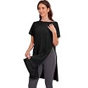 Deyeek Women Post Shoulder Surgery Tear Away Full Open Side Snap Nightgowns