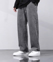 DEYLIGHT Straight Fit Men Grey Jeans