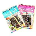 DEZIINE�.Fx A6 Magic Paper Sheet Art Book and Craft Paper Rainbow Scratch Book(10 x 15cm) Set of 2