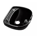 DEZIINE�Portable Height Shampoo Basin Adjustable Hair Treatment Bowl Beber Salon Tool - Black(22X19.5X6) INCH