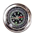 DEZIINE�.Stainless Steel Directional Pocket Magnetic Compass/Magnetic Compass Direction,7.5 * 7.5 * 1.2 cm