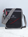 DEZiRE CRAfTS Black, Grey Sling Bag Stylish Shoulder Cross Body Office Business Messenger Bag Water Resistant for Men and Boys