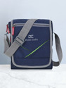 DEZiRE CRAfTS Blue, Grey Sling Bag Stylish Shoulder Cross Body Office Business Messenger Bag Water Resistant for Men and Boys