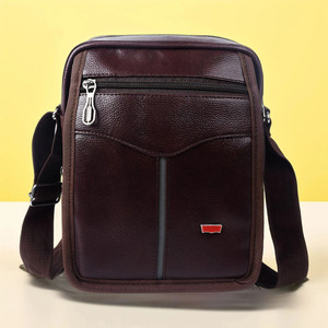 dezire crafts brown men sling bag sling bagb for men