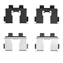 DFC Rear Disc Brake Hardware Kit| Fits 2007-2009 Hyundai Santa