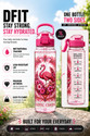 DFit 1 Litre Motivational Water Bottle Premium