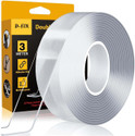 Dfix 3 Meter, 2mm Multipurpose Double Sided Tape Heavy Duty - Adhesive Silicone Tape Double Sided Nano tape (Manual)