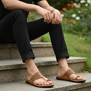 DFR Ethnic Sandals For Boys Men Comfortable