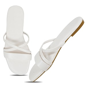 DFR Women Casual Cushioned Flat Slippers Woman