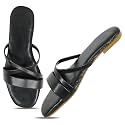 DFR Women Casual Cushioned Flat Slippers Woman