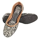 DFR Women Embroidered Mojari Juttis