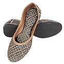 DFR Women Embroidered Mojari Juttis