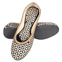 DFR Women Embroidered Mojari Juttis