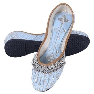 DFR Women Payal Embroidered Mojari Jutti Ladies