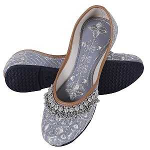 DFR Women Payal Embroidered Mojari Jutti Ladies