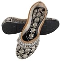 DFR Women Payal Embroidered Mojari Jutti Ladies
