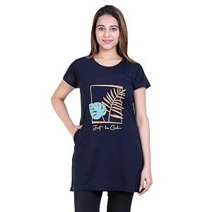 DG Divine GirL Womens Cotton Printed Long