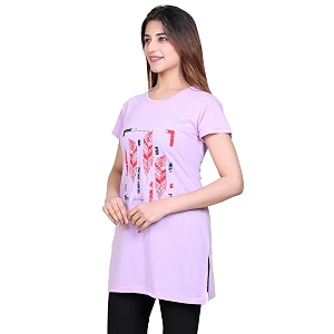DG Divine GirL Womens Cotton Printed Long