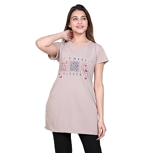 DG Divine GirL Womens Cotton Printed Long