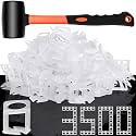 DGSL 3500 Pcs Tile Spacers 1/8 Inch, Tile Leveling System with Hammer