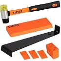 DGSL Laminate Flooring Tools, Vinyl Flooring Tools with 30-Piece Spacers and Double-Faced Mallet, Heavy Duty Pull Bar, Tapping Block