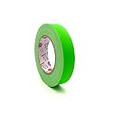 DGTAPE 1 inch x 30 ya Green Fluorescent Gaffer Tape. LDPE Coat Matte Finish. Premium Rubber Adhesive. USA Brand | Non Reflective UV + Green NEON (UMF25/25/G - 1in X 30yard)