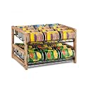 DGWJSU Can Organizer for Pantry 2-Tier, Holds up to 24 Cans Storage