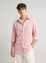 Dhakre fashion Men Solid Casual Pink Shirt