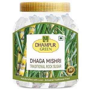 dhampure speciality dhaga mishri misri 750g  white candy  rock sugar  crystals sugar  for sweets pooja puja amp prasad