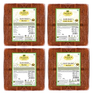 dhampure speciality gur rusk toast tea snack pure gur bakery rusk variety pack 800g