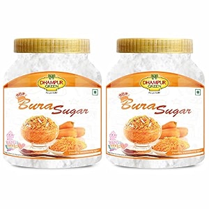 dhampure speciality natural bura sugar  16kg 2 x 800g  sulphurless white sugar powder for baking mithaai chemical free