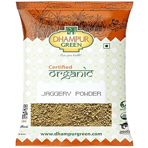 dhampure speciality organic jaggery powder natural gur chemical free gur ki shakkar sulphur less 8kg 800g x pack of 10