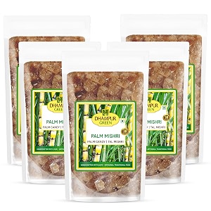 dhampure speciality palm candy tal mishri 750g 150gx5  palm candy sugar crystals  panam kalkandam  no added chemicals  no color  no preservatives