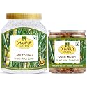 Dhampure Speciality Sulphurless Candy Sugar Mishri And Palm Candy Combo, 1.2Kg | Candy Crystal Sugar | No Added Chemicals | No Color | No Preservatives