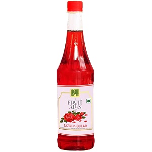 dhampure speciality tazgi e gulab rose sharbat syrup 750ml