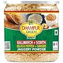 Dhampurgreen Black Pepper And Ginger Jaggery Powder, 300g | Spiced Jaggery