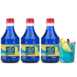 dhampurgreen blue curacao mocktail cocktail vodka rum gin mixer syrup makes 10-12 drinks each bottle 900ml 300ml x 3 pour add stir amp sip syrup for cocktails mocktailsnon alcoholic beverage