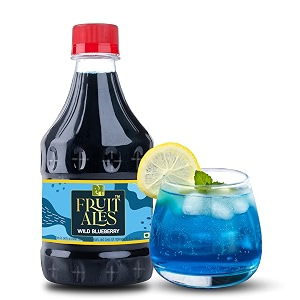 dhampurgreen wild blueberry syrup 300ml  blueberry mocktail amp cocktail mixer  fruit drink concentrate for soda sparkling water lemonade amp party drinks  non-alcoholic beverage syrup  makes 10-12 drinks