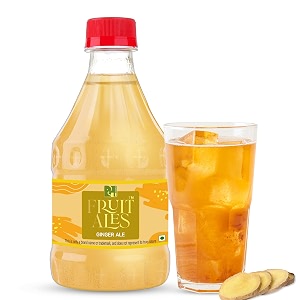 dhampurgreen ginger ale syrup 300ml  ginger mocktail amp cocktail mixer  refreshing drink concentrate for soda sparkling water amp party beverages  non-alcoholic beverage syrup  makes 10-12 drinks