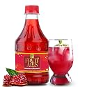 DHAMPURGREEN Grenadine Pomegranate Syrup 300ml | Mocktail &amp; Cocktail Mixer Drink Concentrate | Non Alcoholic Beverage for Soda, Lemonade &amp; Summer Drinks | Pomegranate Flavour