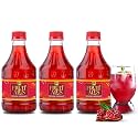 Dhampure Specialty Grenadine Pomegranate Mocktail Syrup (Pack of 3 x 300ml) | Non Alcoholic Drink Concentrate | Cocktail &amp; Mocktail Mixer for Soda, Sparkling Water &amp; Coolers | Pomegranate Flavoured Beverage Syrup | Ma